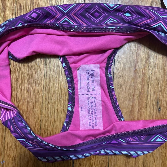 CARVE Designs Women's Bolinas Bottom Pink/Purple SPF 50 Swimsuit Bottoms XL - Picture 5 of 6